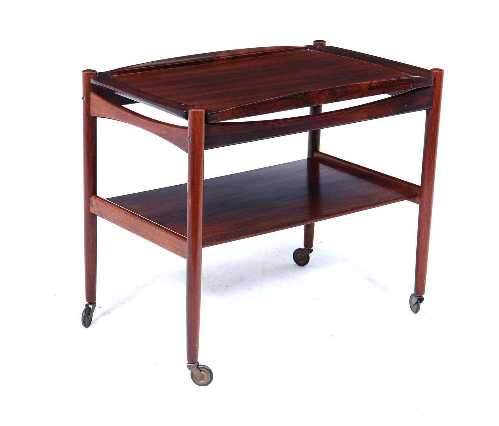 Mid Century Danish Rosewood Drinks Trolley, 1960s photo for sale