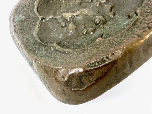 Brutalist Bronze Push And Pull Alpana Door Handle, 1970s photo 691.0