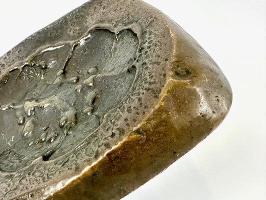 Brutalist Bronze Push And Pull Alpana Door Handle, 1970s photo vinterior