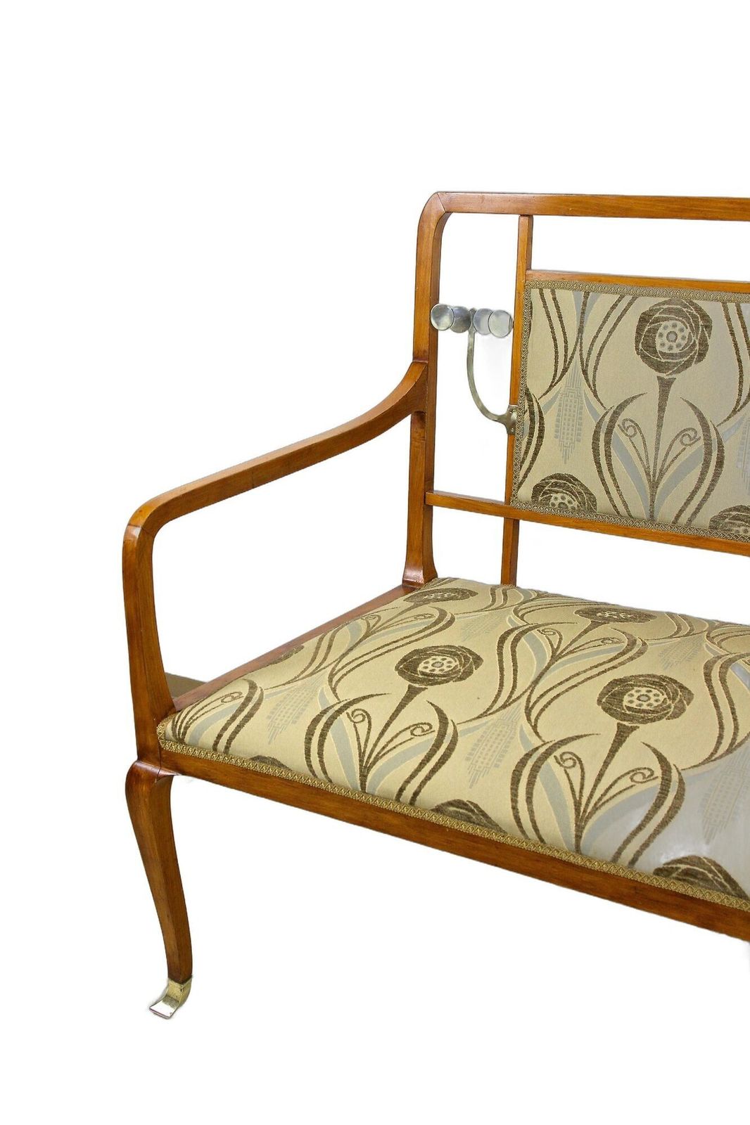 20th Century Art Nouveau Salon Suite With Brass Elements, Austria Ca. 1910 photo buy