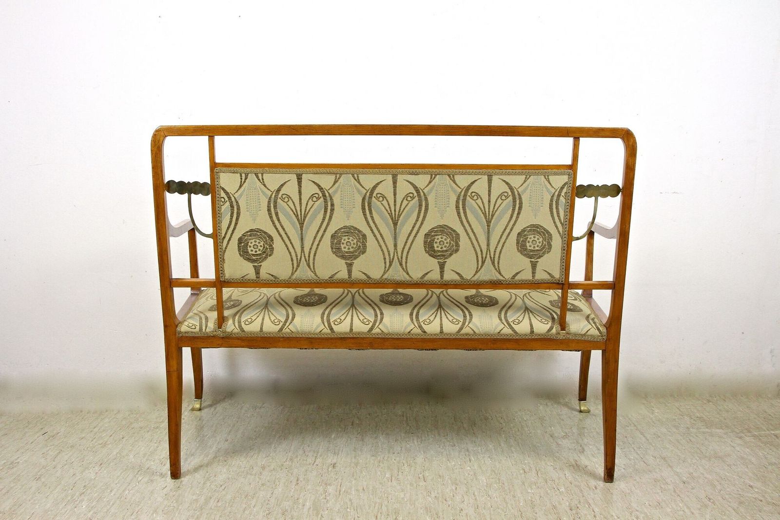 photo furniture 20th Century Art Nouveau Salon Suite With Brass Elements, Austria Ca. 1910