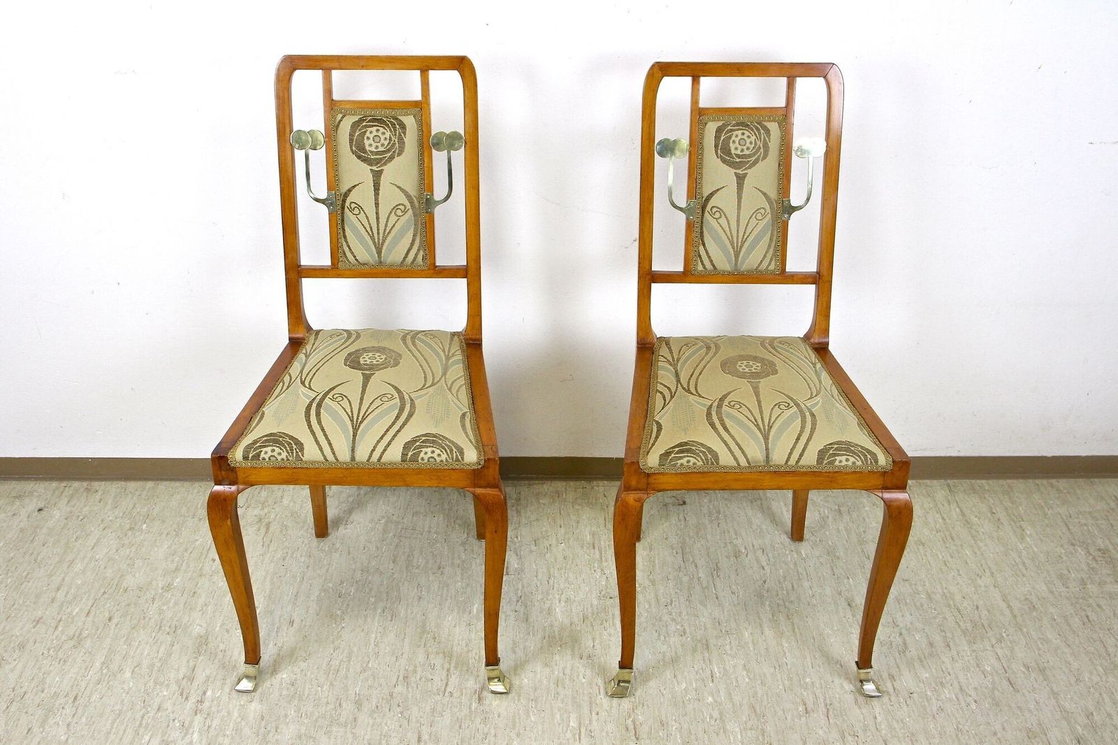 11900.0 20th Century Art Nouveau Salon Suite With Brass Elements, Austria Ca. 1910 photo