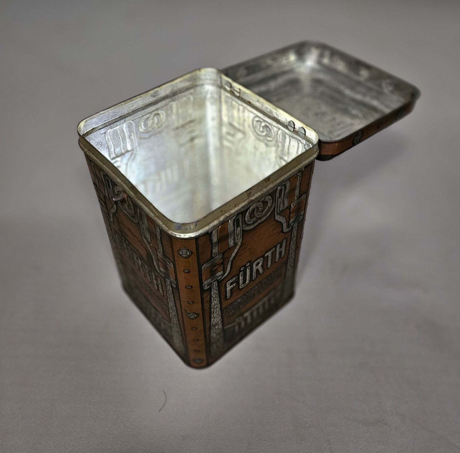 Rare Vintage Fürth Vintage Candy / Cookies Box France 1940s photo for sale