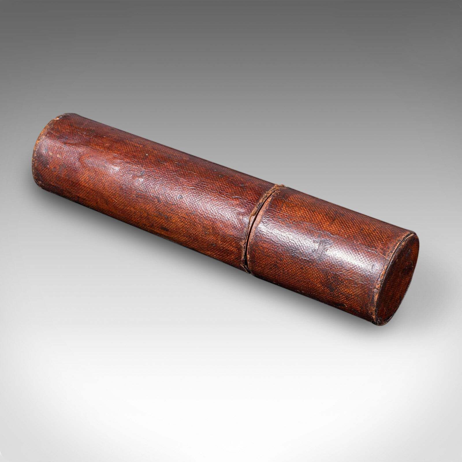 1709.0 Antique Three Draw Telescope, English, Walnut, Brass, Navigation, Georgian, 1790 photo
