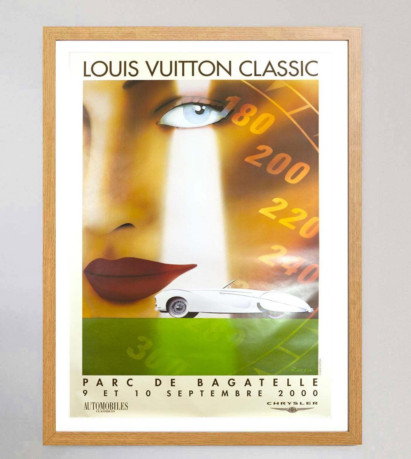 Louis Vuitton Bagatelle 2000   Razzia Original Vintage Poster photo Art