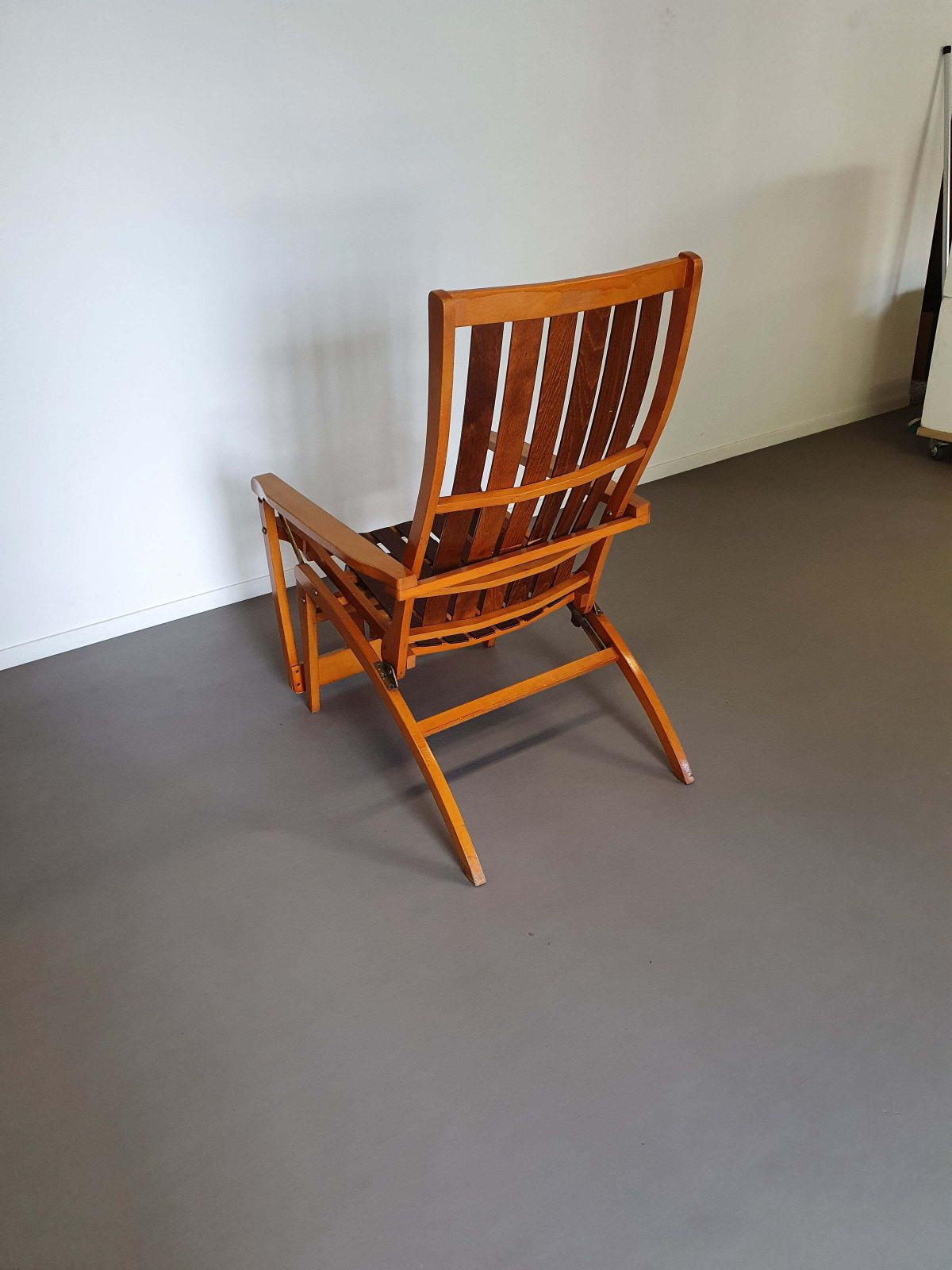 Chair Bentwood Thonet Siesta Medizinal 1951 Lounge Chair photo vintage