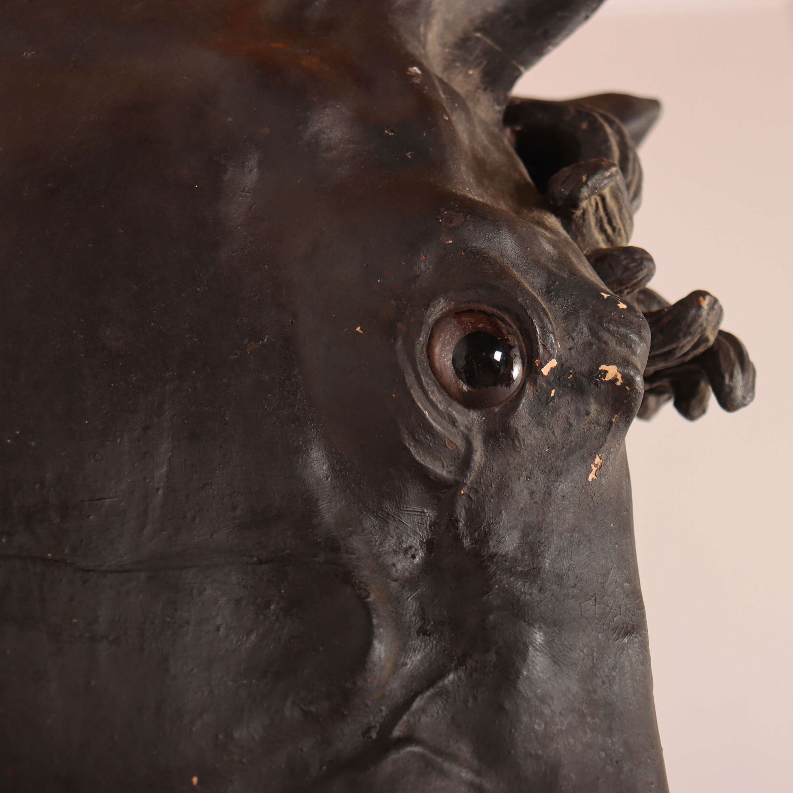 photo vintage 19th Century Spanish Horses Head