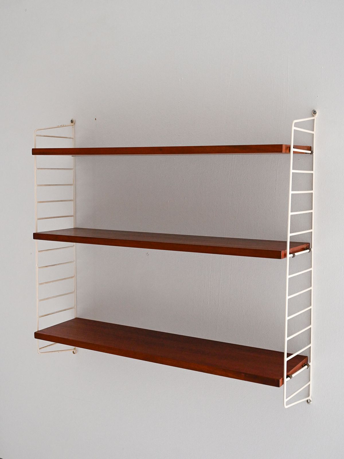 Hylla Scandinavian Vintage Mahogany Shelf photo for sale