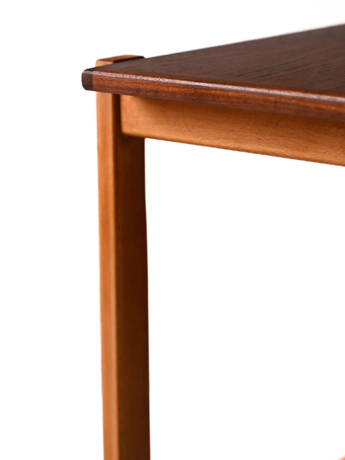 Pair Of Vintage Scandinavian Teak And Beech Coffee Tables photo vinterior