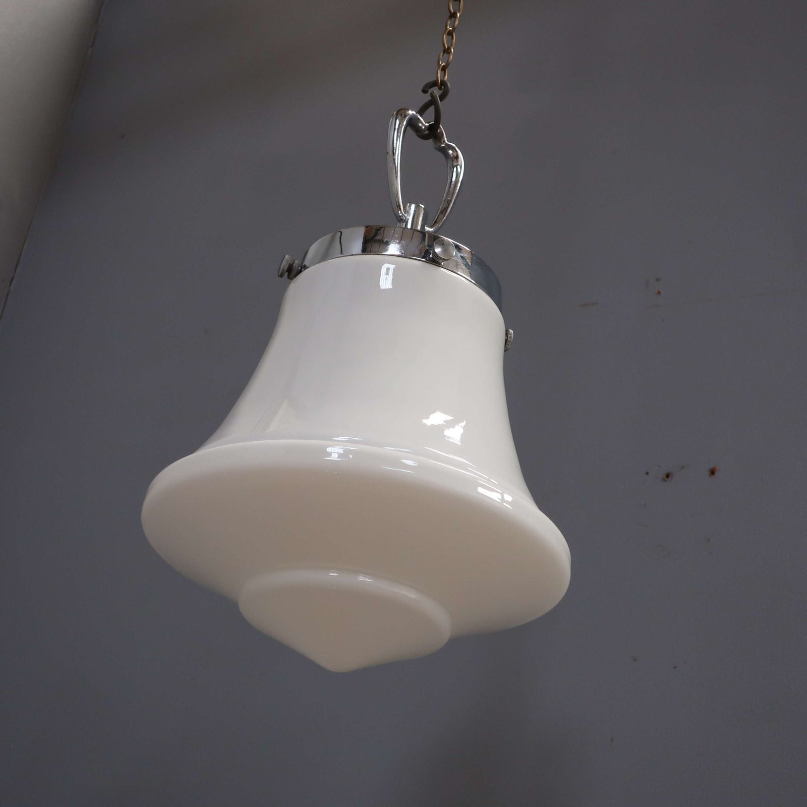 Art Deco Opaline Pendant C1930 photo buy