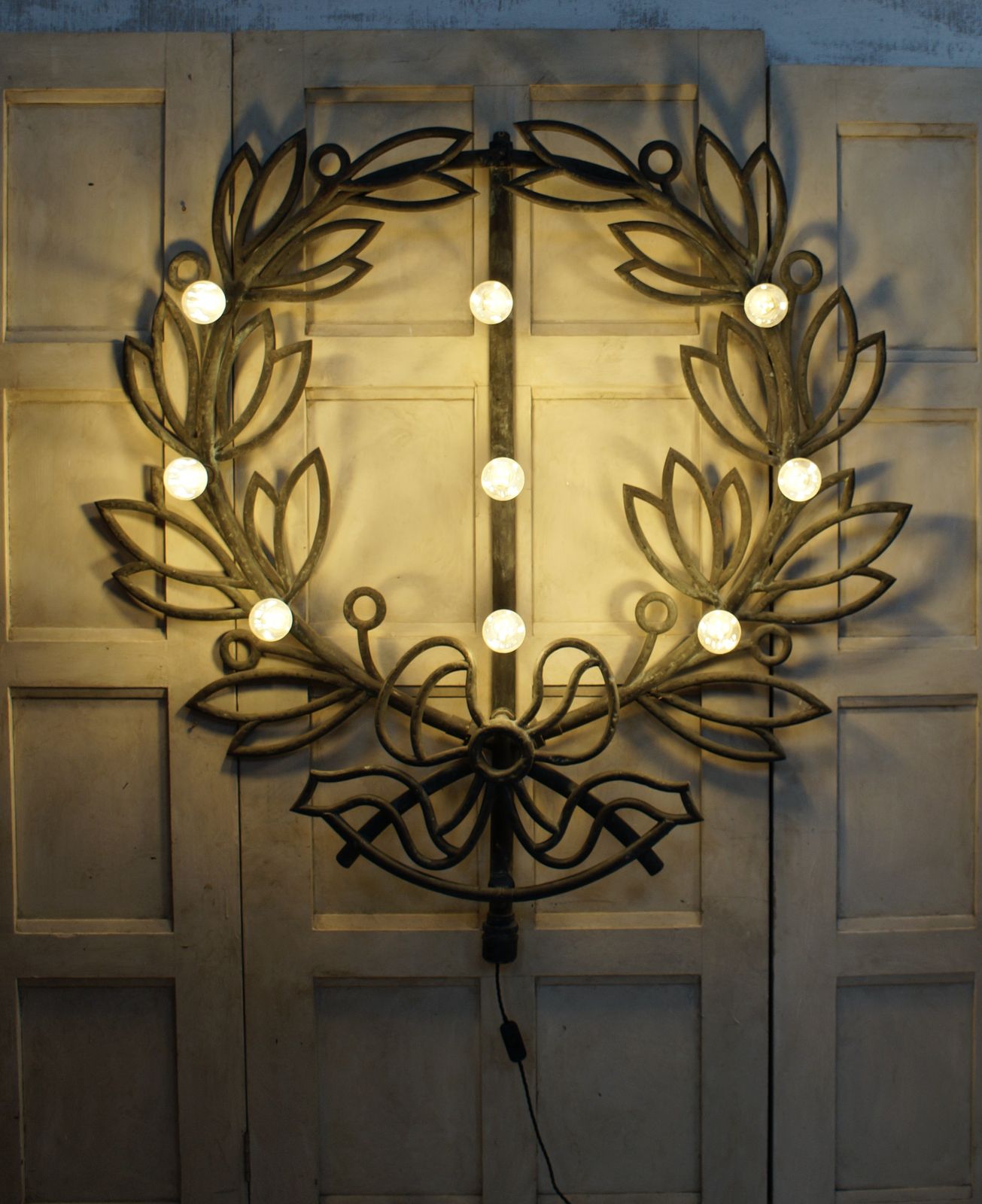Antique Copper Architectural Element Wall Light photo 2575.0
