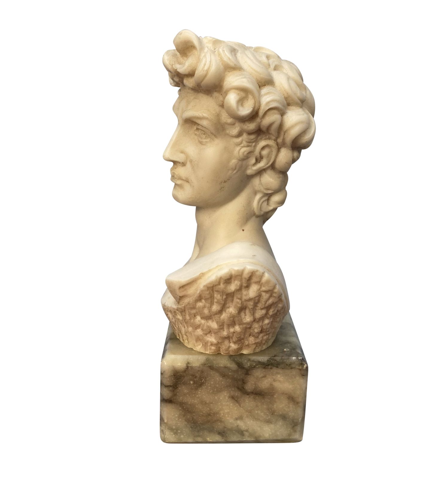 A Small Grand Tour Style Souvenir Of David On A Marble Plinth photo for sale
