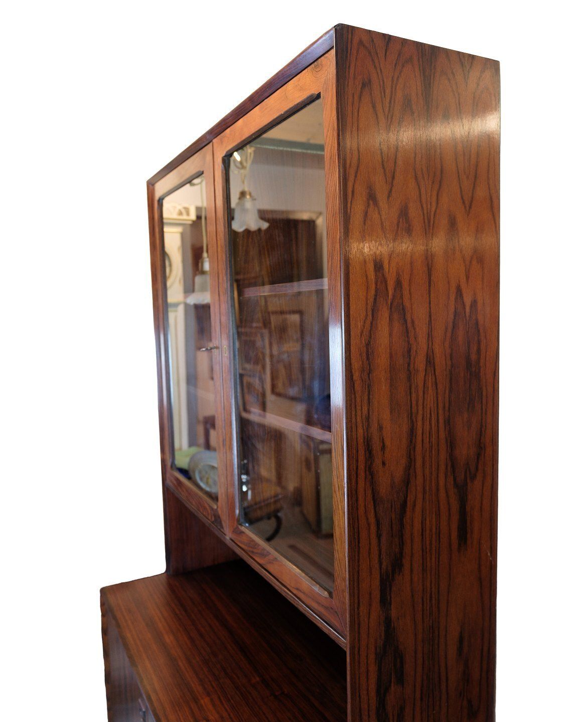 Display Cabinet In Rosewood By Erik Brouer For Brouer Furniture Factory From 1960s photo for sale