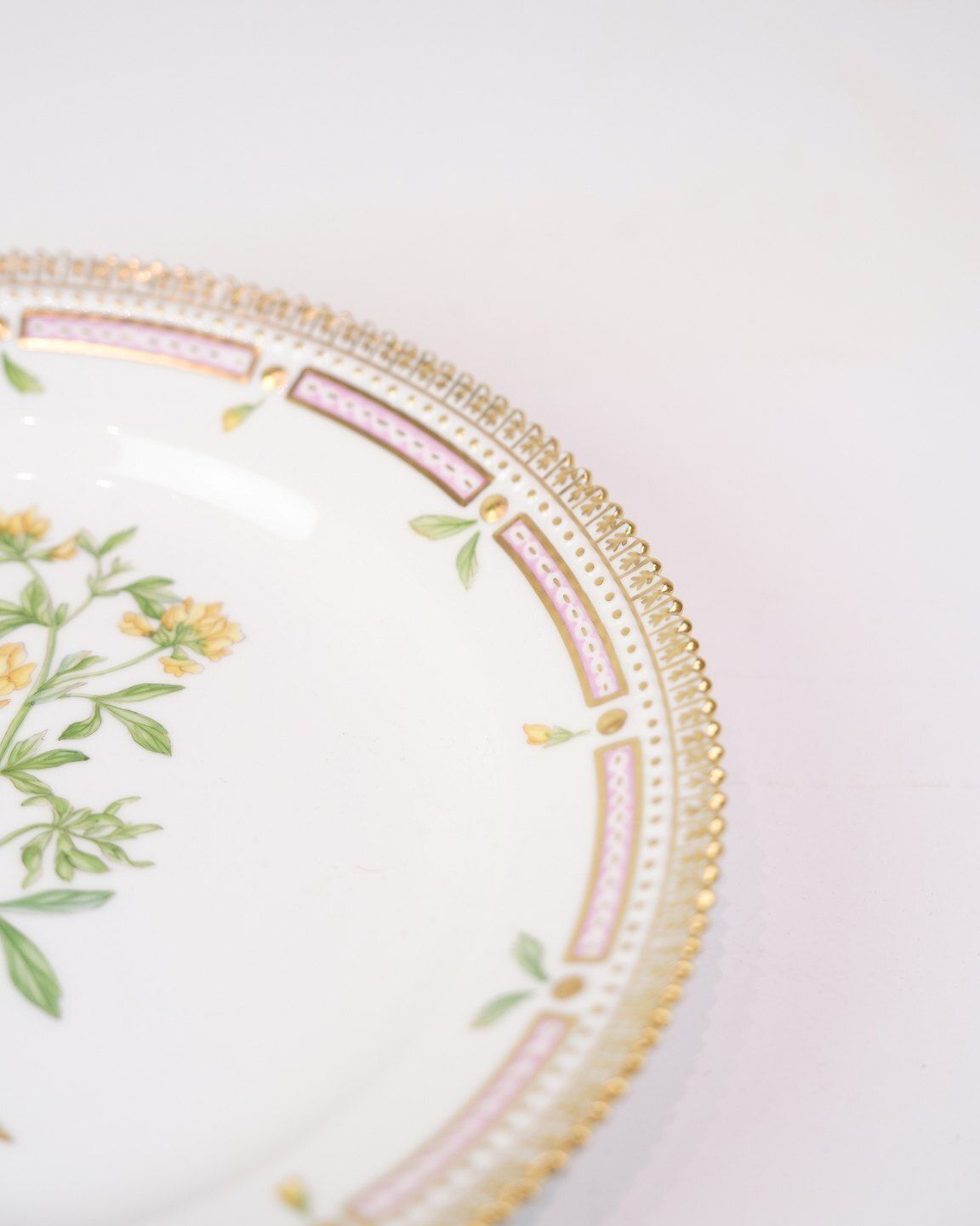Lunch Plate Decoration No. 20/3550 Flora Danica By Royal Copenhagen From 1960s photo furniture