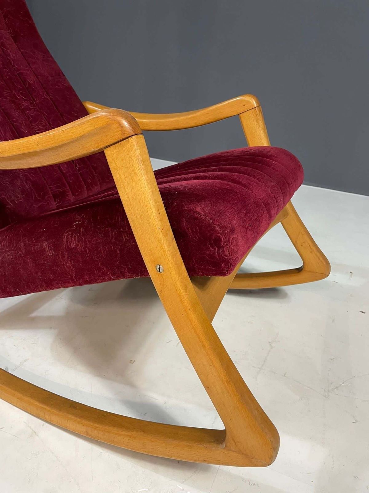 Mid Century Bentwood Rocking Chair By Ton, Czechoslovakia, 1960s photo Furniture
