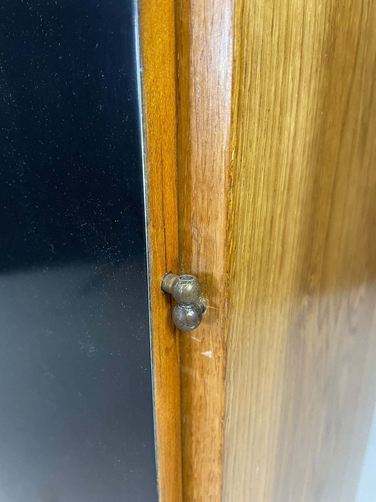 photo buy Mid Century Dressoir Van Interiér Praha Met Tambour Schuifdeksel, Jaren 1960, Tsjecho Slowakije