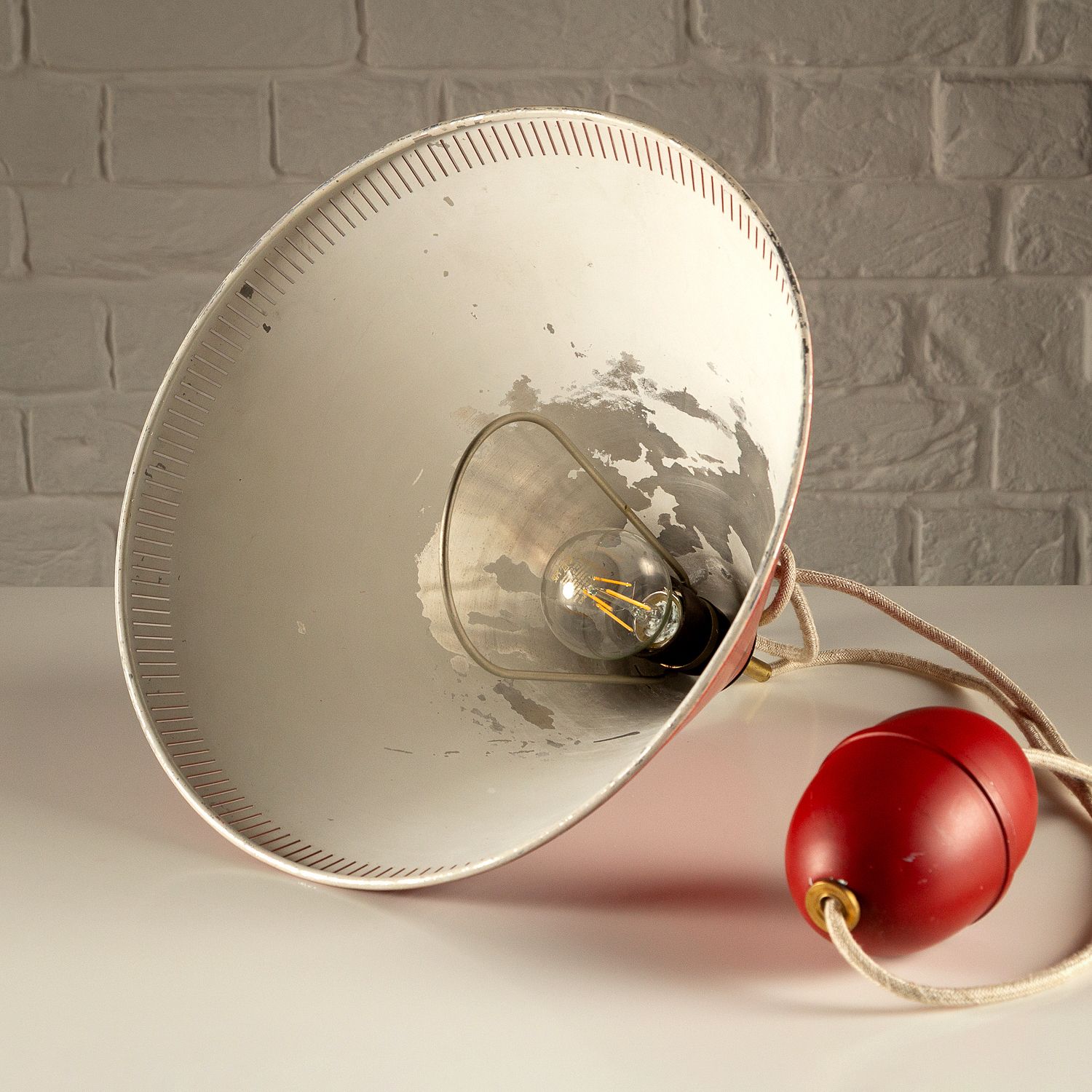 Kegle Rise And Fall Pendant By Bent Karlby For Lyfa, Denmark 1960s photo buy