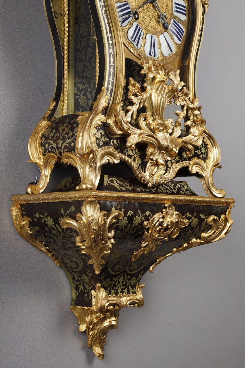 photo vinterior Louis XV Period Cartel And Console In Boulle Marquetry And Gilt Bronze