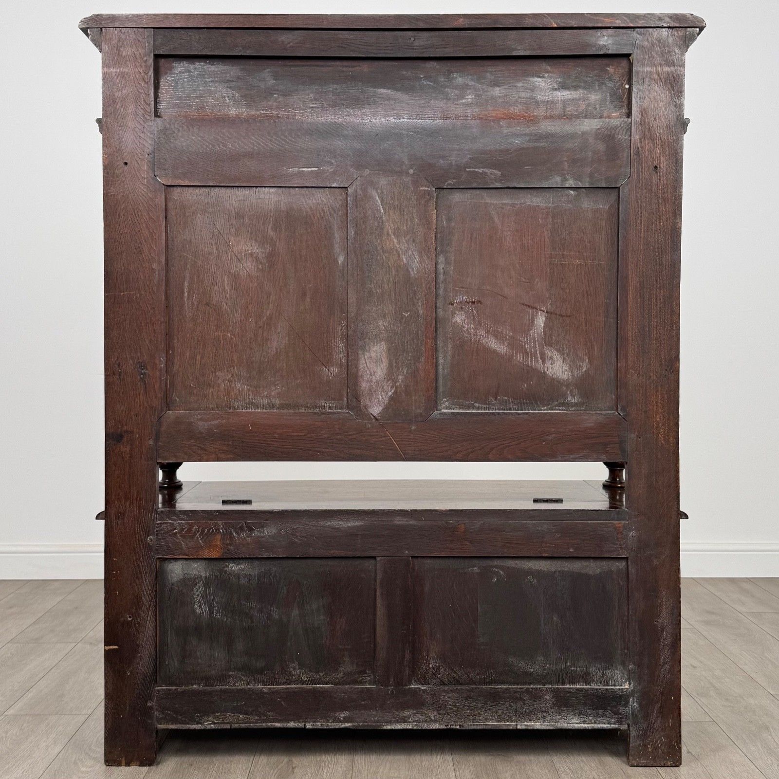 Antique 19th Century Finest Quality Carved Oak Settle photo vinterior