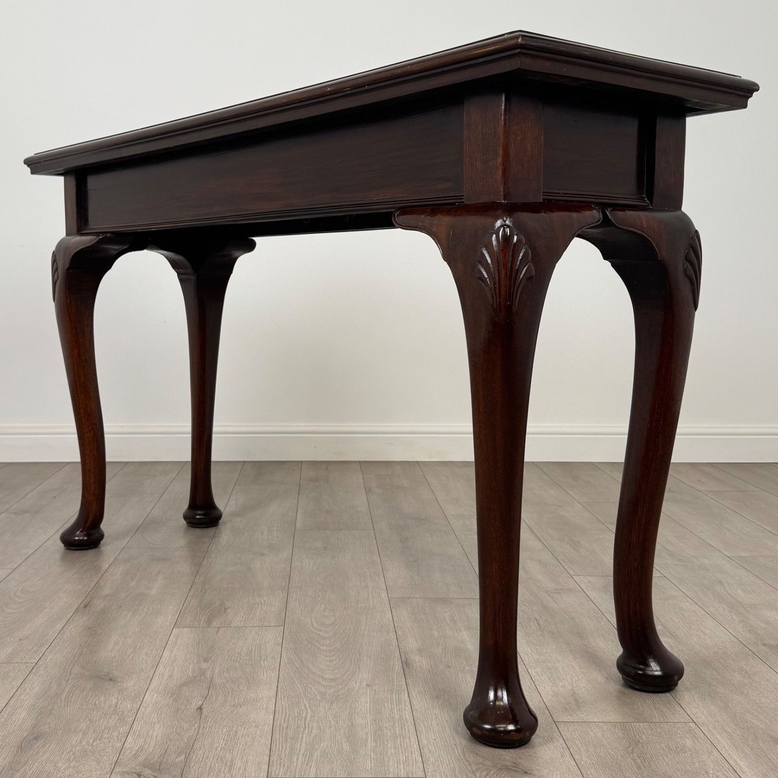 Antique 19th Century Good Quality Hall Table In Mahogany photo vinterior