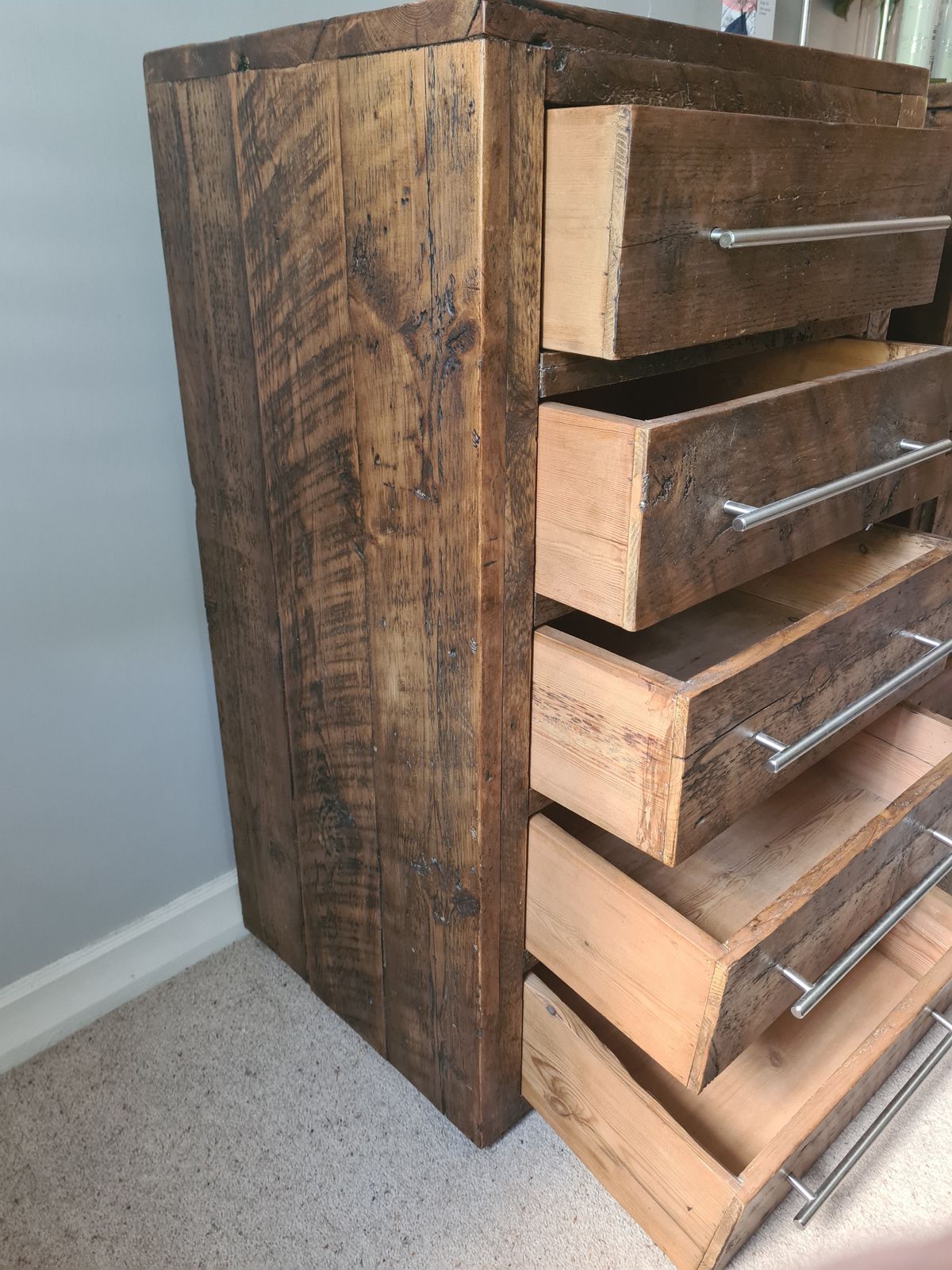 Solid Wood Handmade Chest Of Drawers photo 180.0