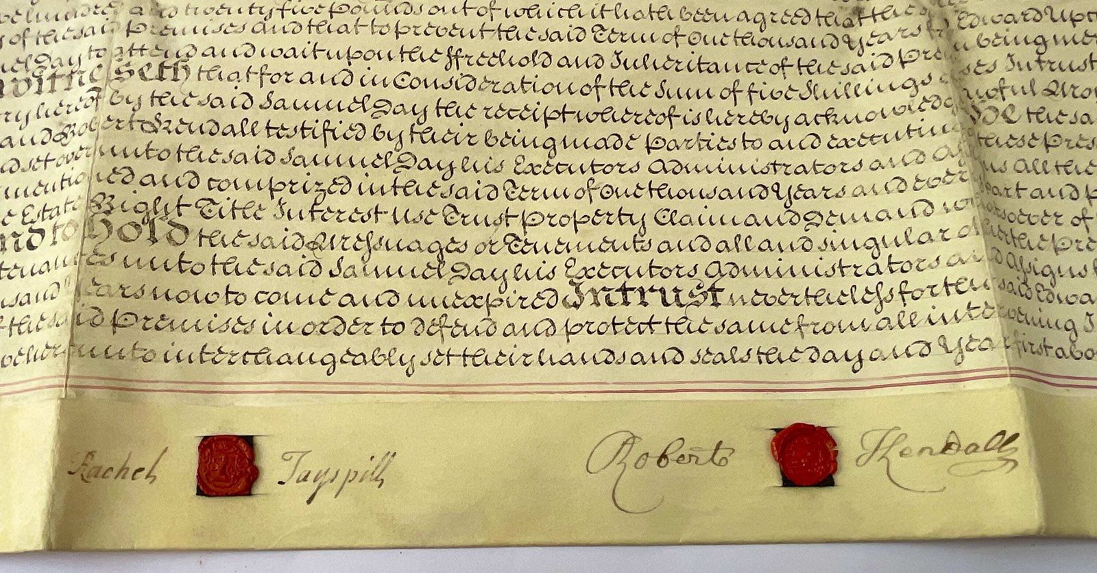 Original Unique Manuscript On Parchment Dated 1760, With Four Seals. photo buy