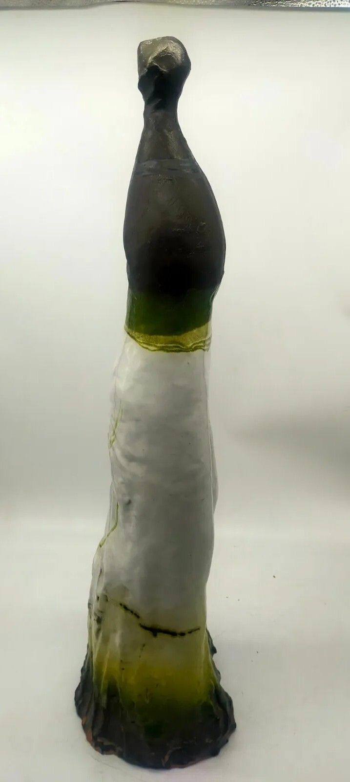 photo for sale Man Gastone Bai, Abstract Terracotta Sculpture, 80s. Sarteano