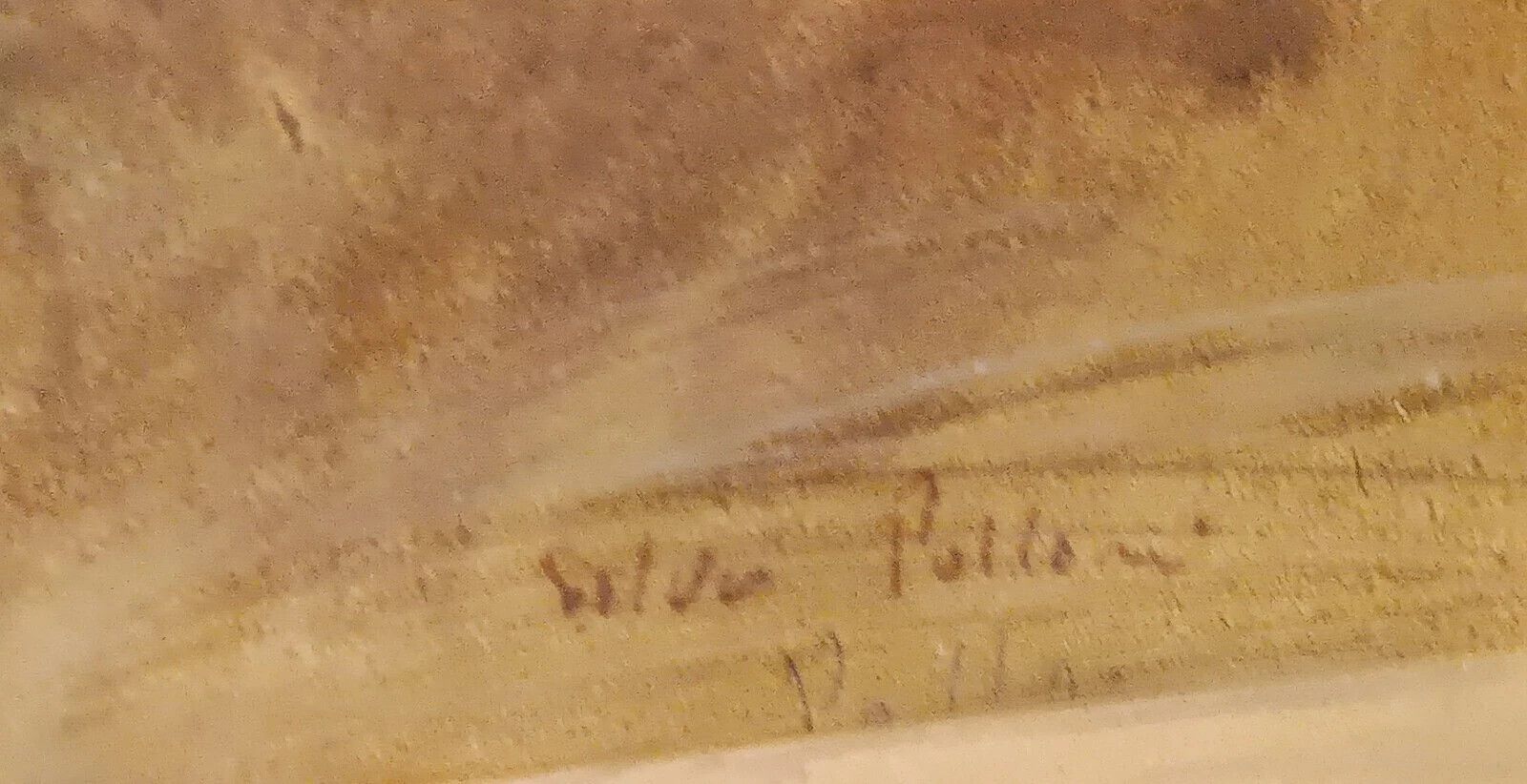 Mixed Media Painting Fish Silvio Polloni (Florence 1888 1972) Wooden Frame photo Art