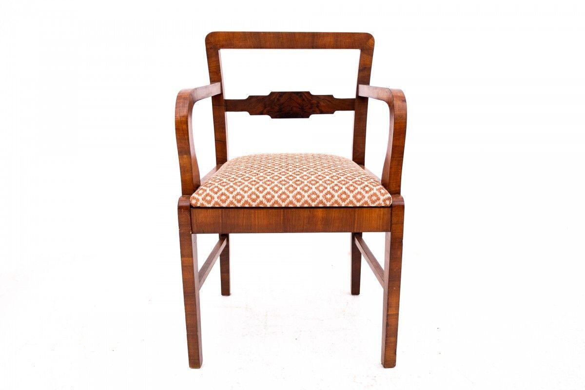 Pair Of Art Deco Armchairs From The 1940s, Poland. photo vinterior