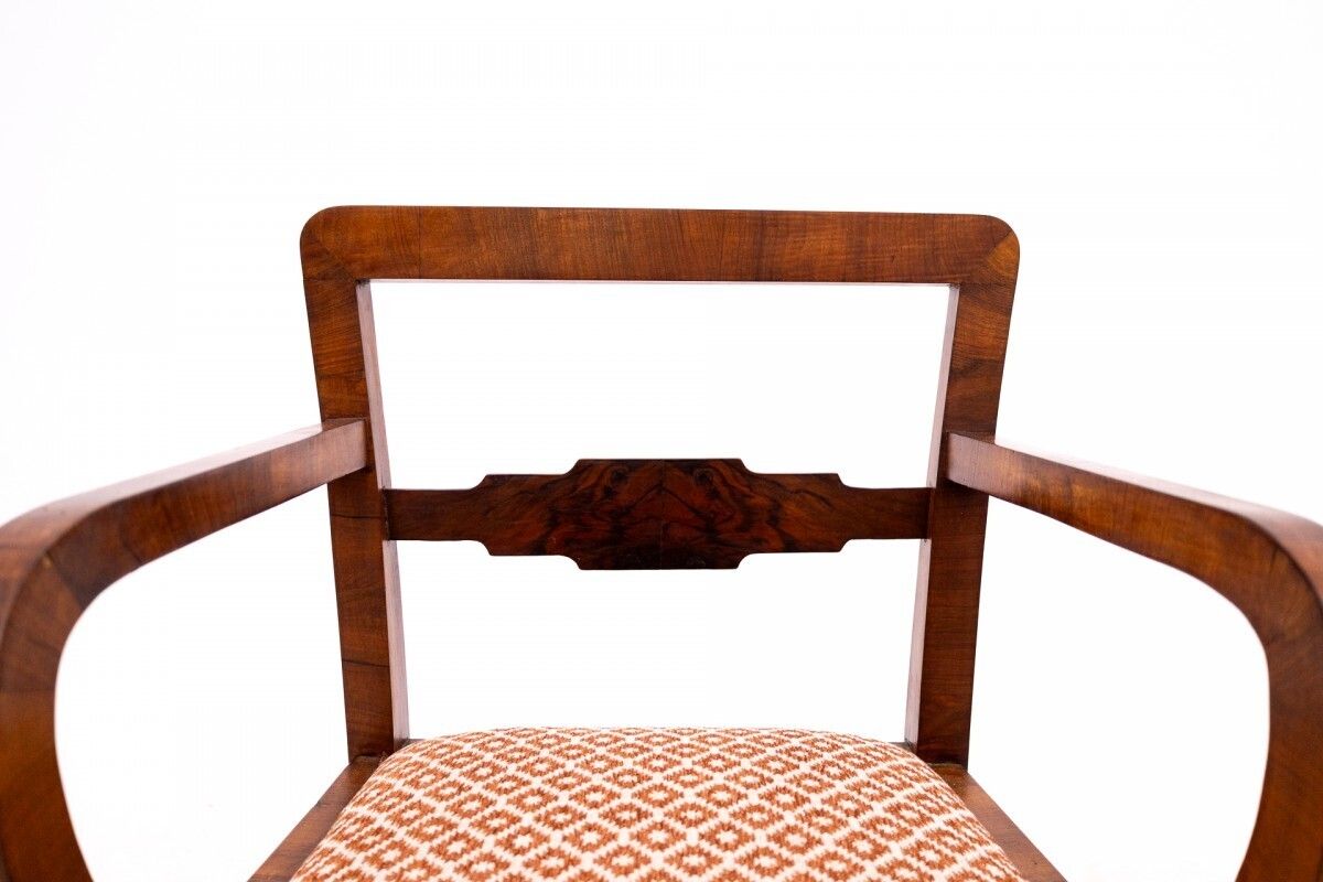 photo furniture Pair Of Art Deco Armchairs From The 1940s, Poland.