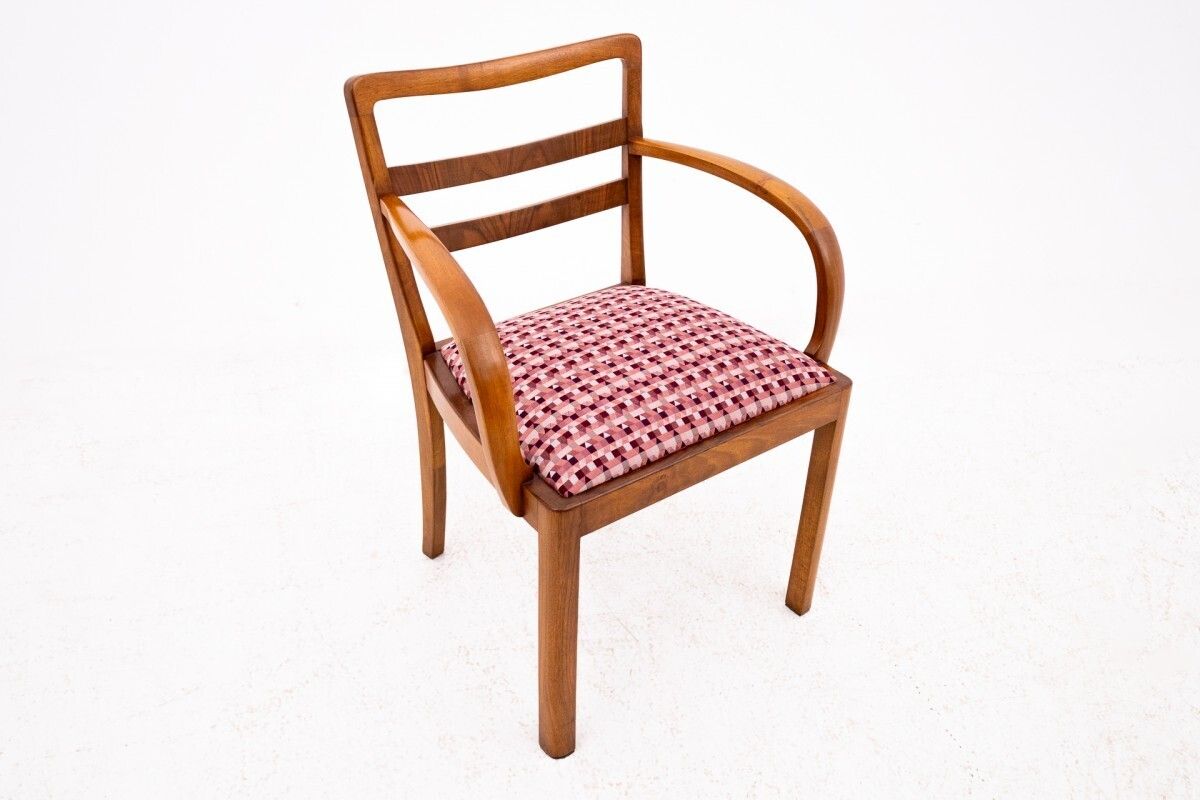 Pair Of Art Deco Armchairs, Poland, Mid 20th Century. After Renovation. photo buy