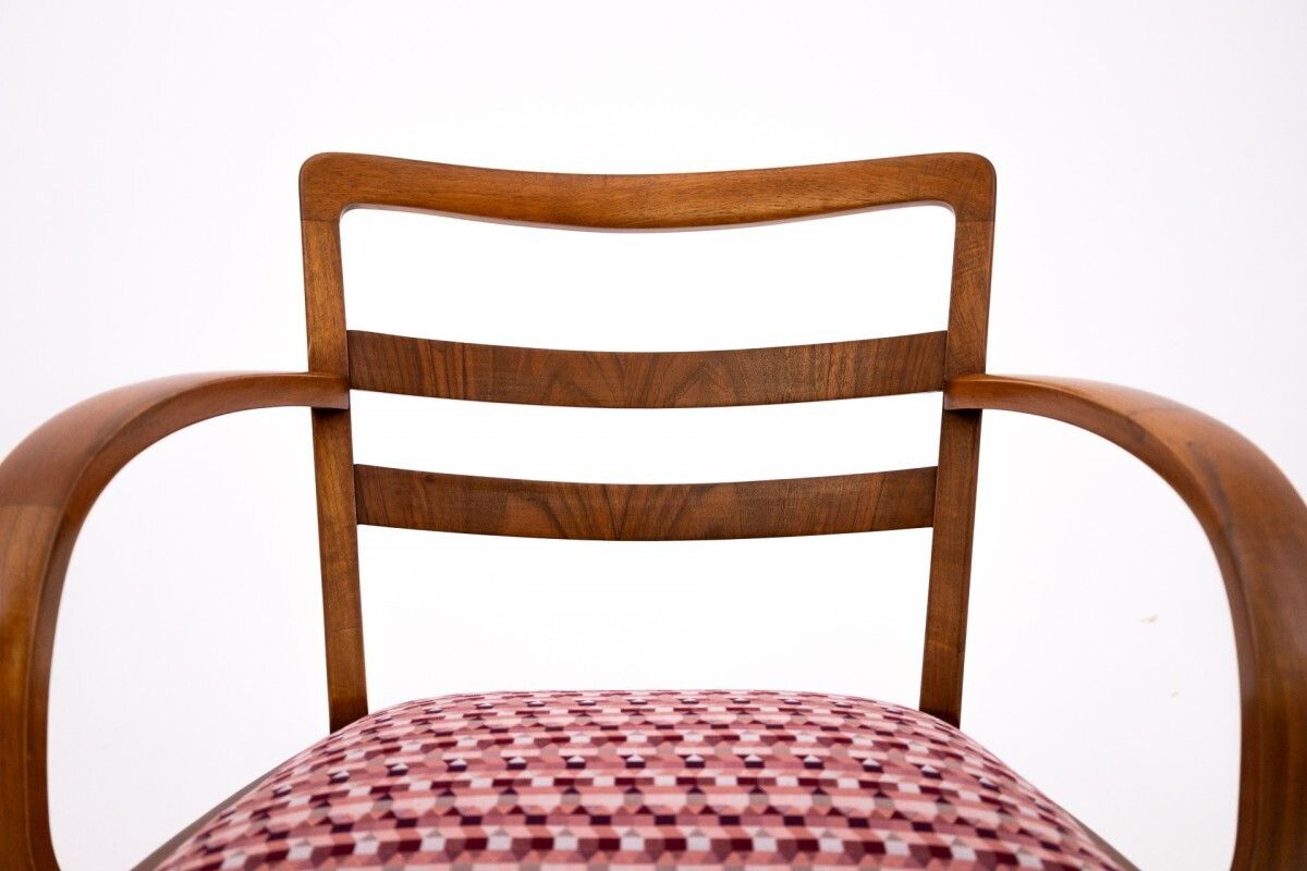 photo furniture Pair Of Art Deco Armchairs, Poland, Mid 20th Century. After Renovation.
