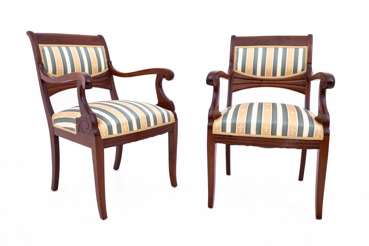 Armchairs, Northern Europe, Circa 1890. After Renovation. photo furniture