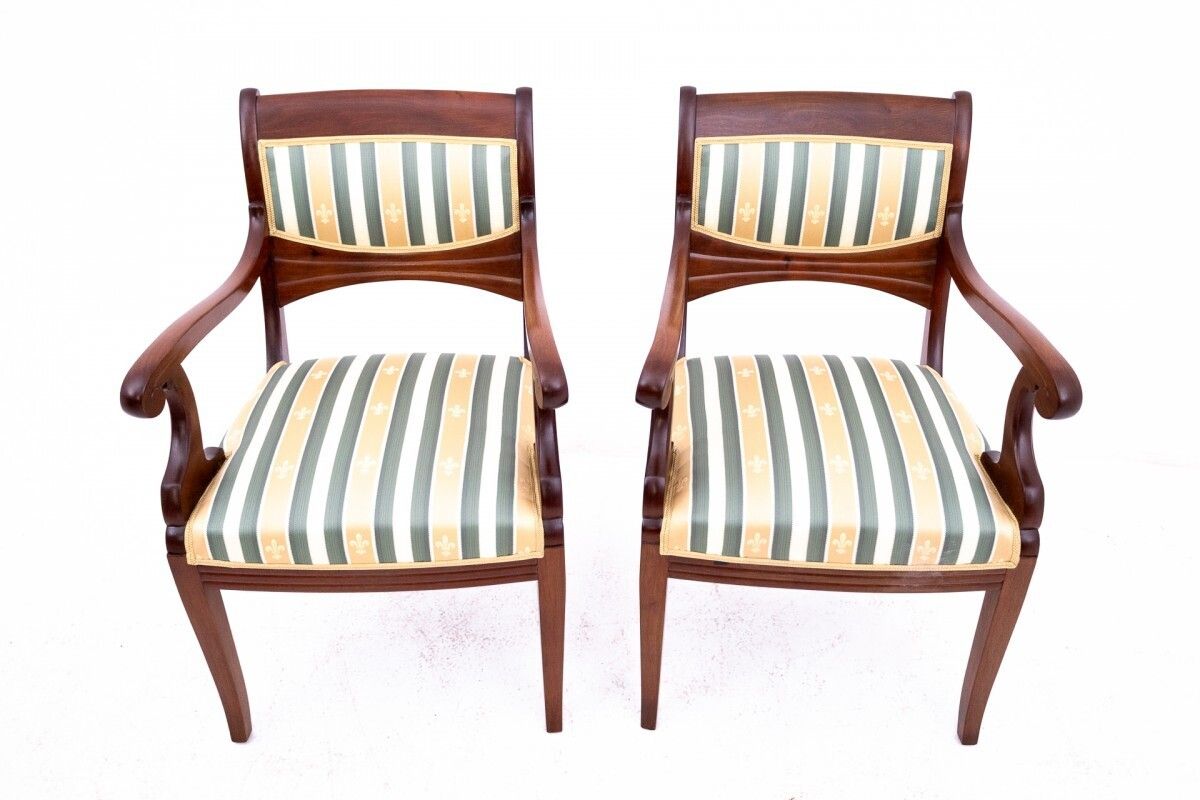 Armchairs, Northern Europe, Circa 1890. After Renovation. photo for sale