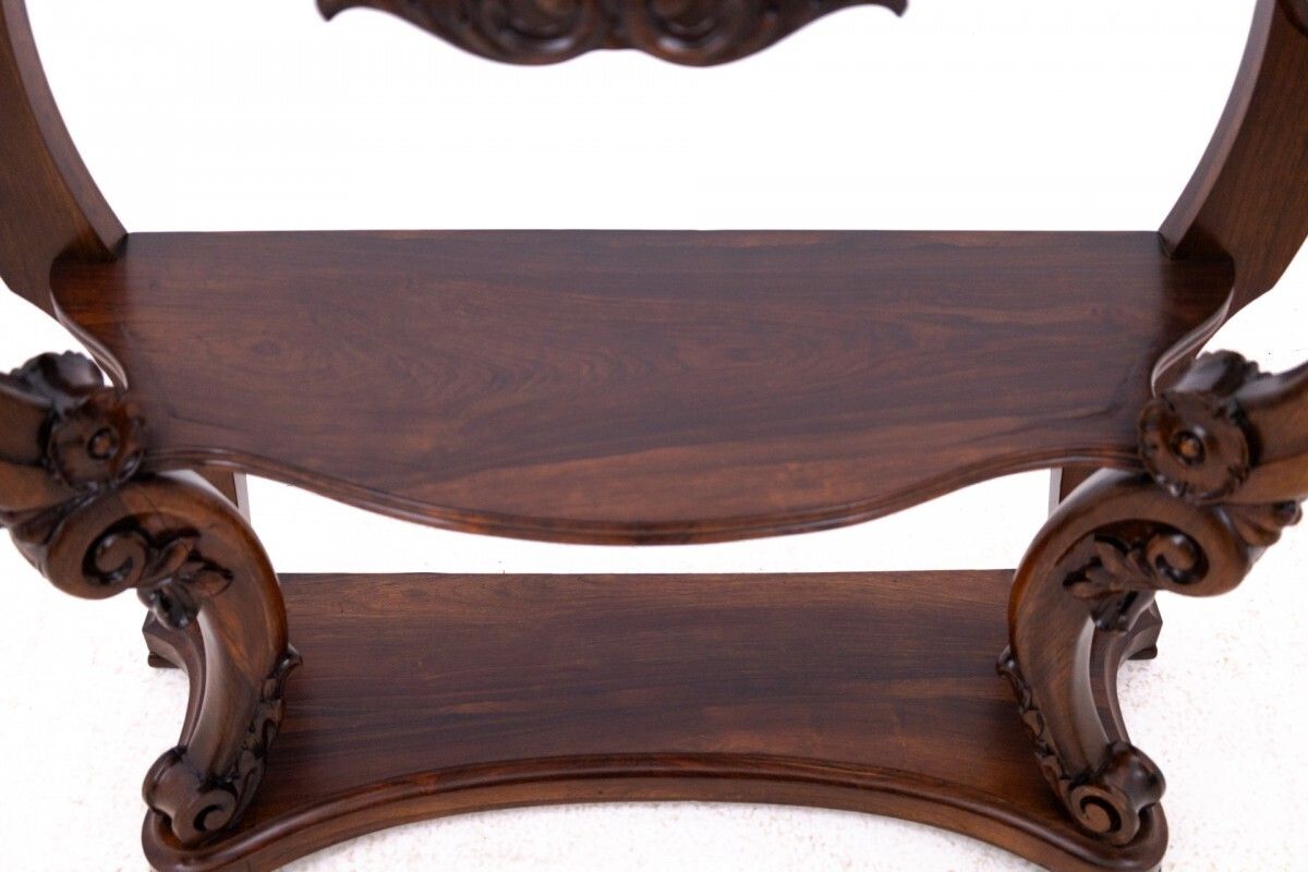 Furniture Rosewood Console, France, Circa 1890. After Renovation. photo