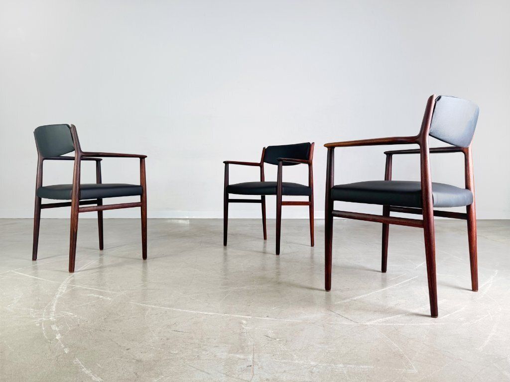 3x Arne Vodder Midcentury Chair P. Olsen Sibast Rosewood Danish photo buy