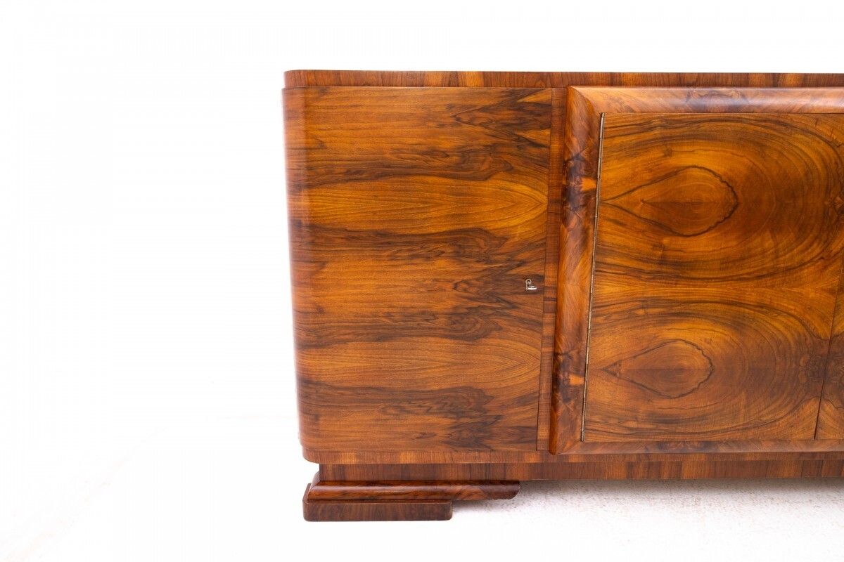 photo for sale Art Deco Sideboard From The 1940s, Poland. After Renovation.