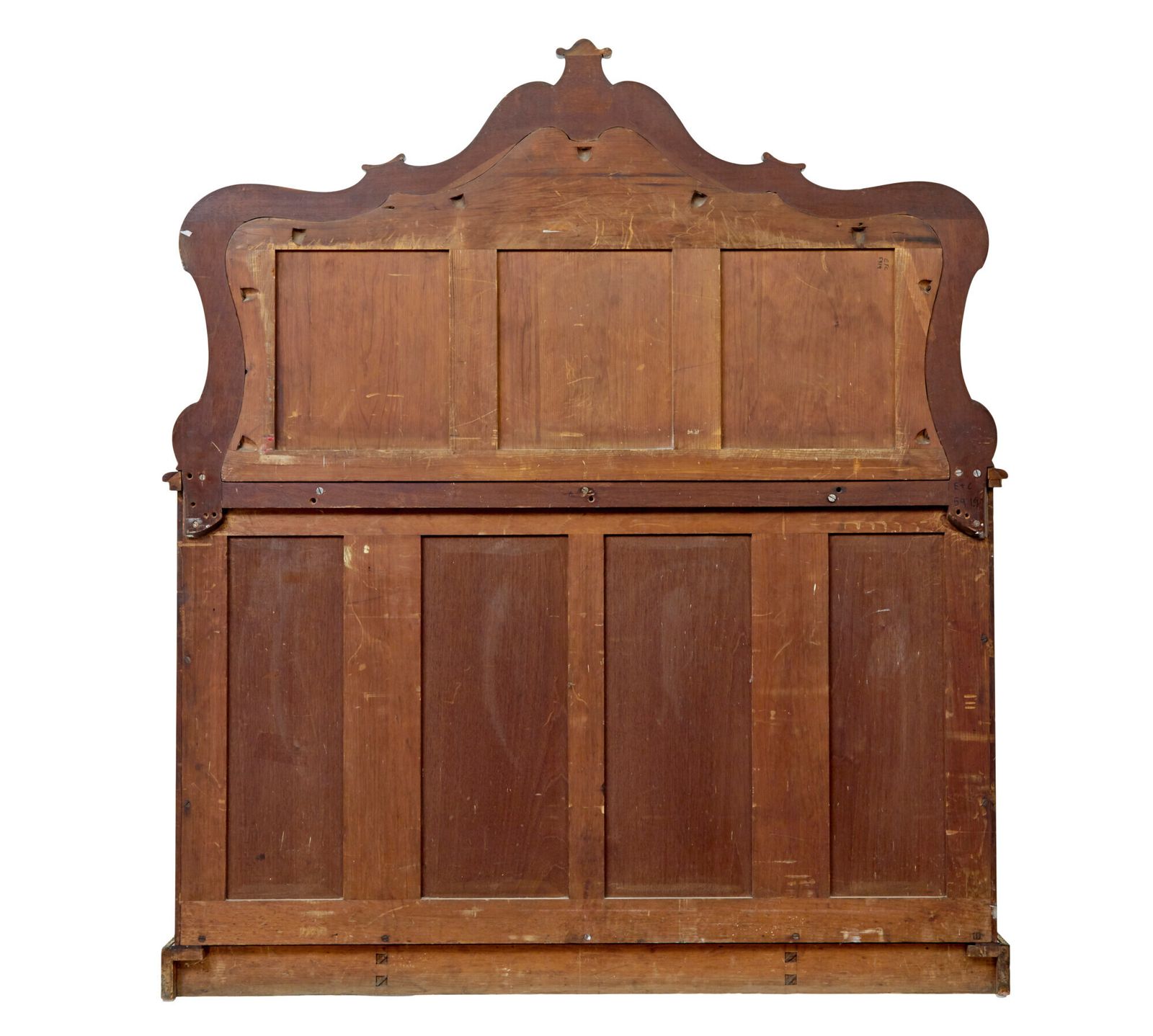 High Victorian Inlaid Burr Walnut Credenza With Mirror photo buy