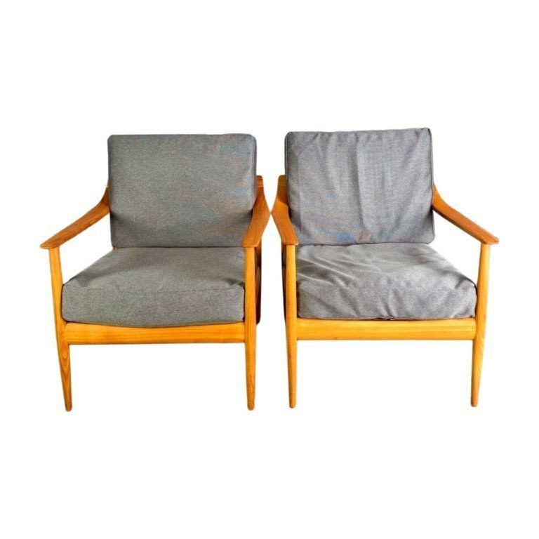 4x Knoll Antimott Armchair Midcentury Armchair Easy Chair Vintage