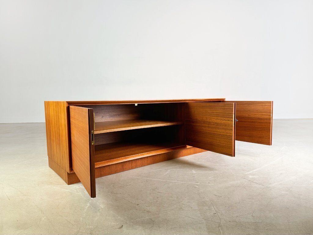 Original Wk Möbel Midcentury Sideboard Teak Lowboard Chest Of Drawers photo vintage