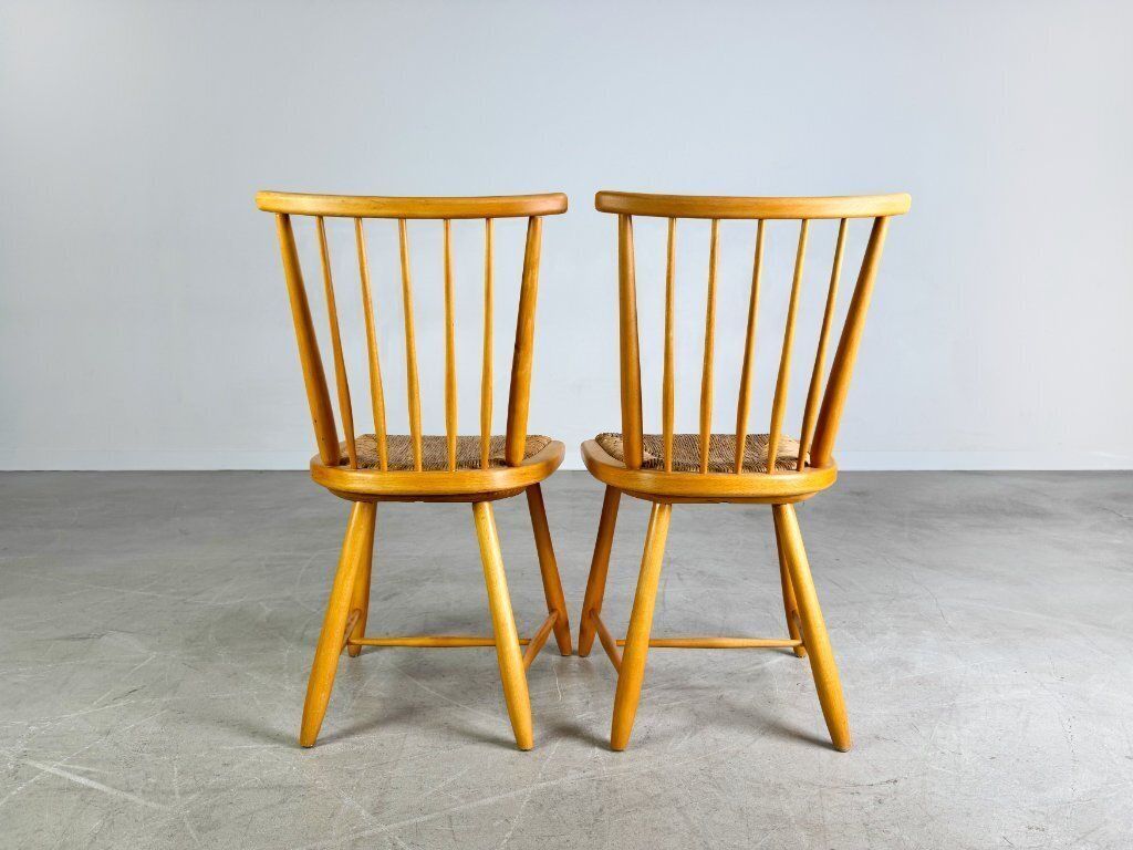 Set Of 2 Original Wks Midcentury Chairs Wk Möbel Arno Lambrecht photo vinterior