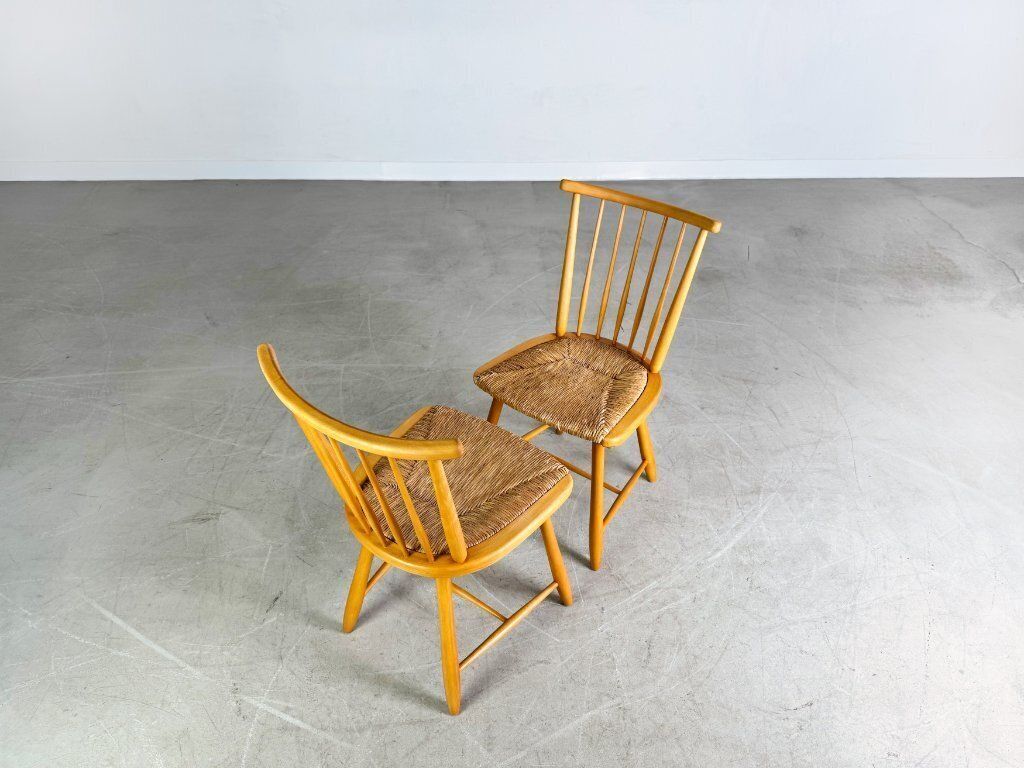 Set Of 2 Original Wks Midcentury Chairs Wk Möbel Arno Lambrecht photo buy