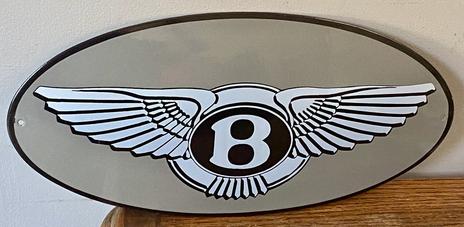 Bentley Winged B Flying B Dealership Garage Metal Automotive Automobile Car Dealer Sign Showroom Wall Art Continental Gt Gtc Bentayga Suv Flying Spur photo 295.0
