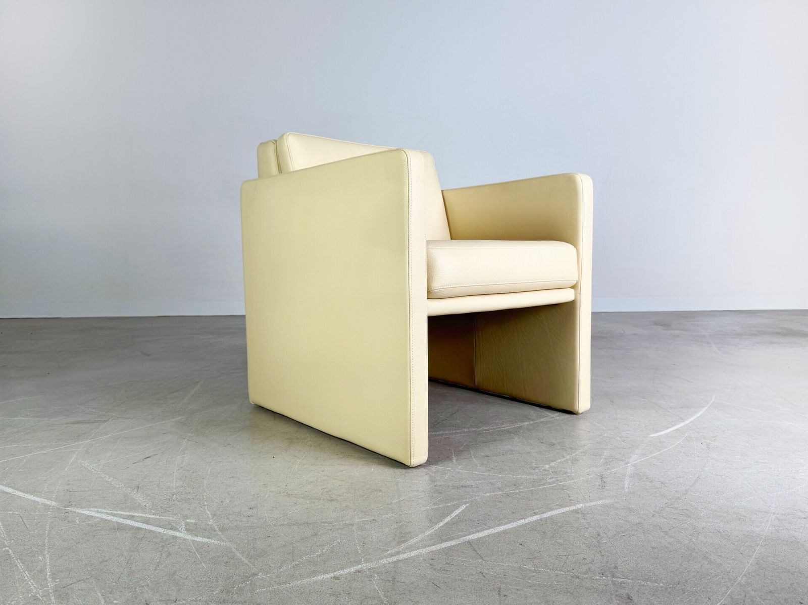 Original Rolf Benz Armchair Ego G Leather Beige Design Armchair photo vinterior