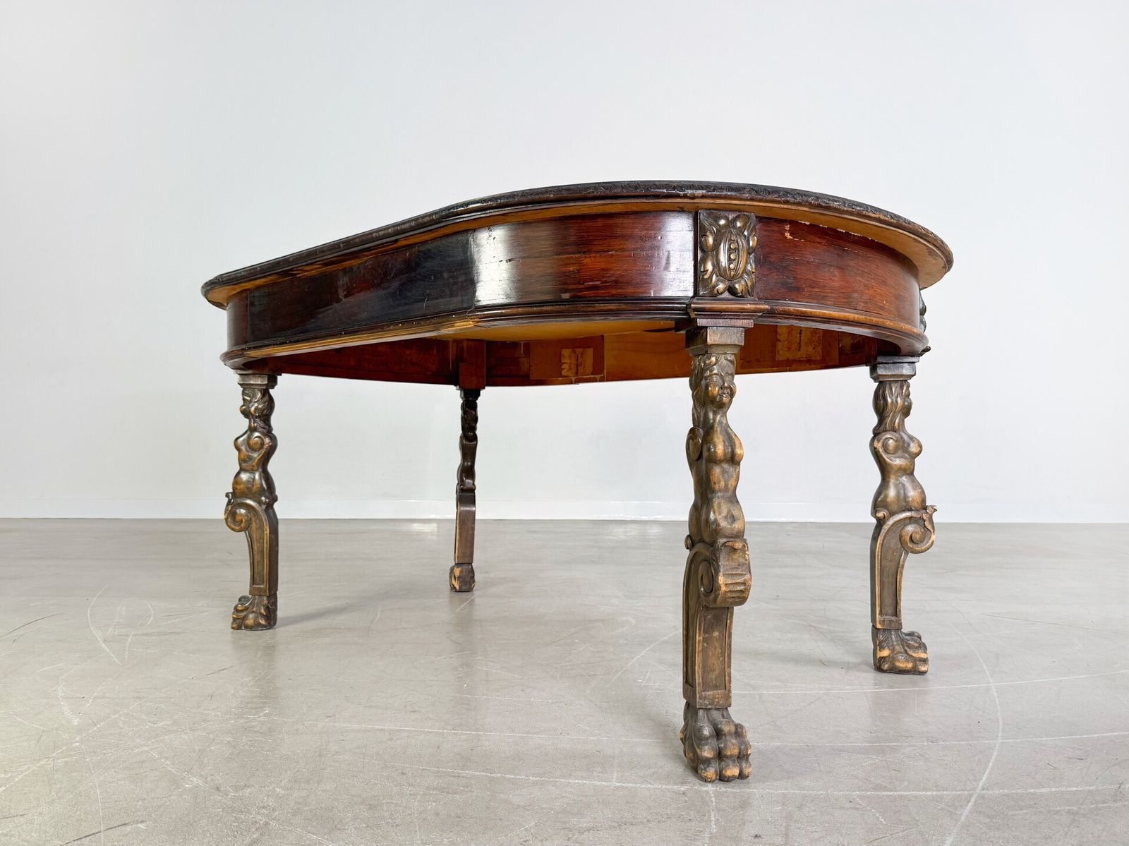 Original Neo Baroque Dining Table Wood Carving Antique Table photo Furniture