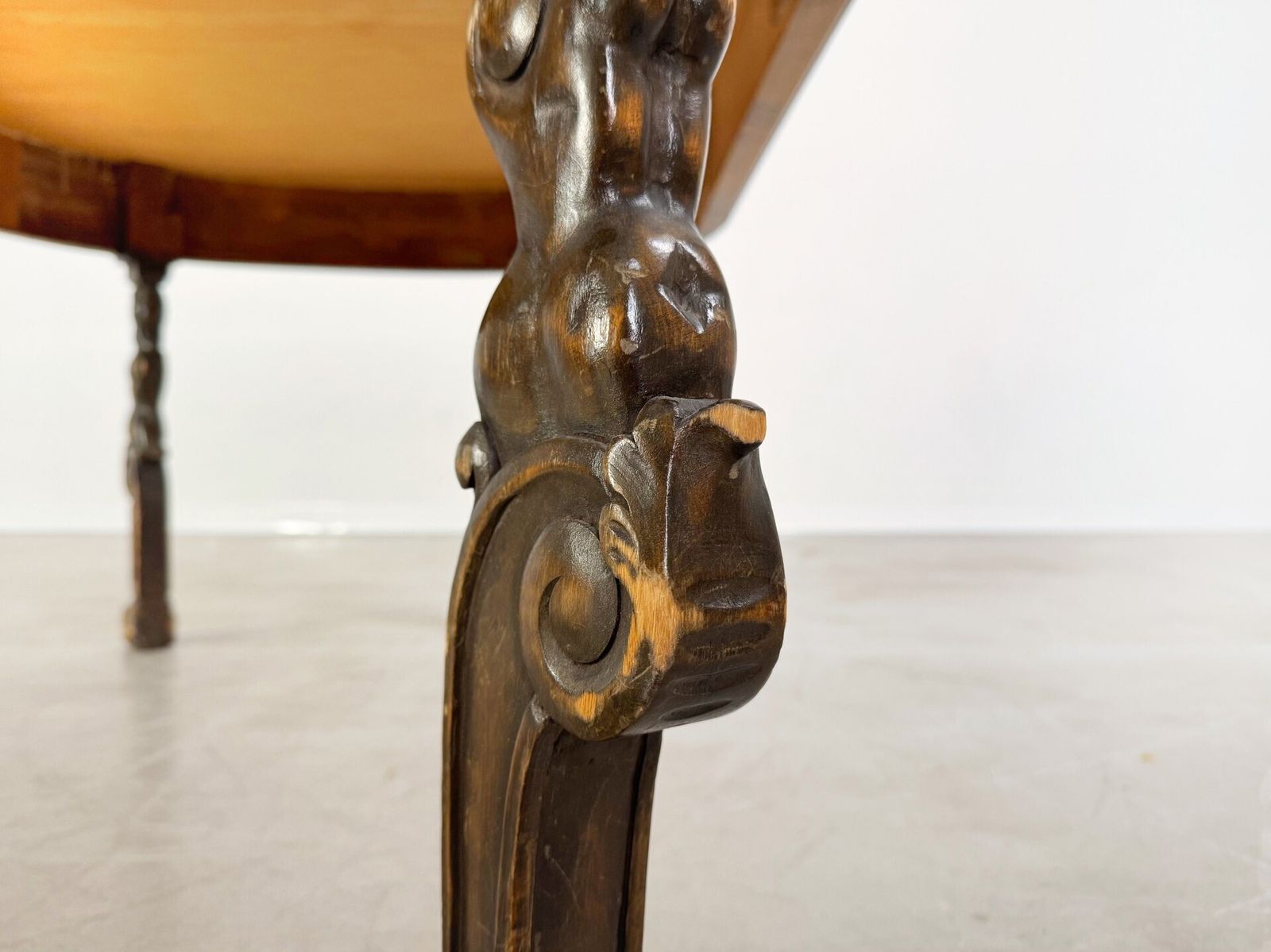 photo for sale Original Neo Baroque Dining Table Wood Carving Antique Table