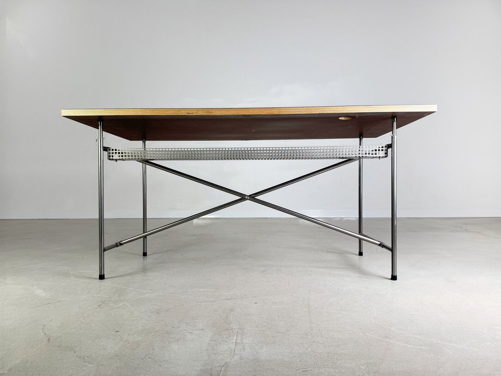 photo vintage 15x Original Egon Eiermann Desk Richard Lampert Metal