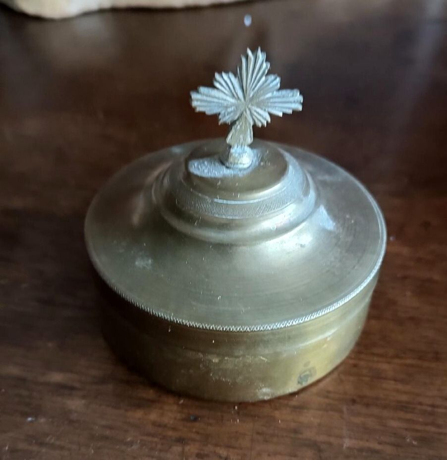 Brass Pisside Late 19th Century Italian Made