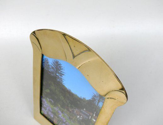 photo vinterior German Art Nouveau Picture Frame In Brass, 1890s