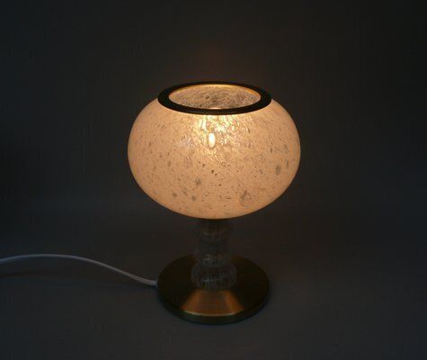 photo for sale Elegantvtable Lamps With Glass Lampshades From Doria Leuchten, 1960s, Set Of 2